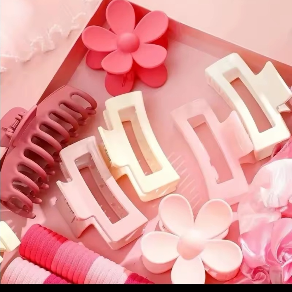 53 piece set. Pink and White Hair Accessories Set for woman & Girls
#0418 - Picture 4 of 4